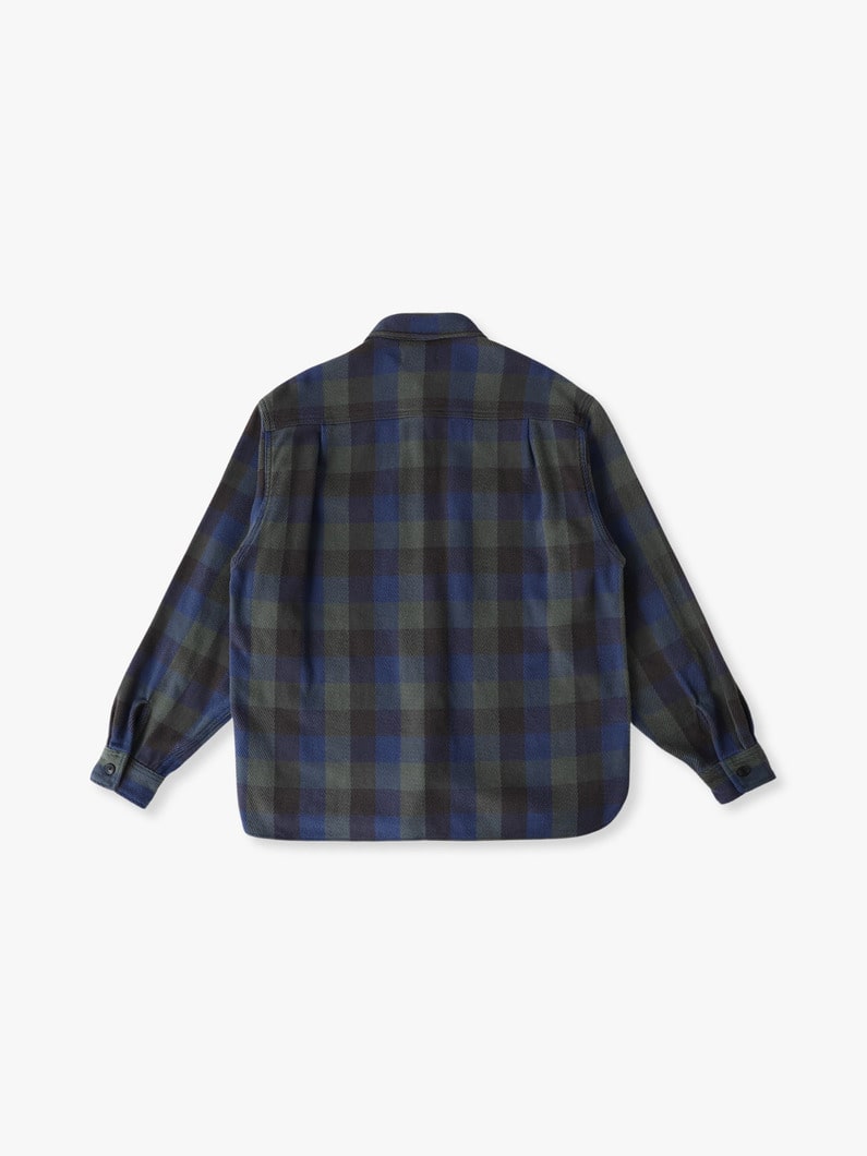 カルゼ チェックシャツ 詳細画像 white 1