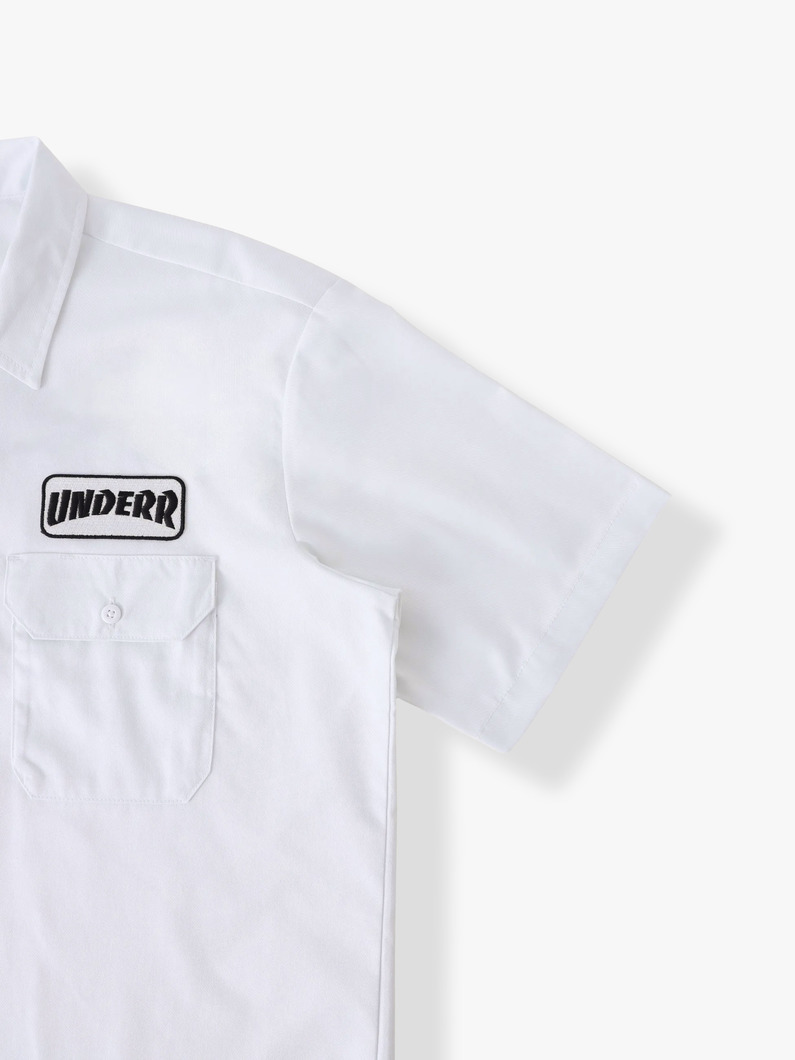 ロゴ ショートスリーブ シャツ 詳細画像 blue 2