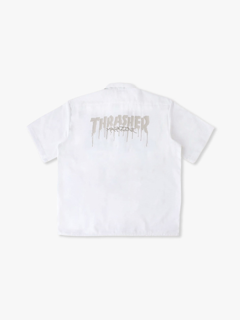 ロゴ ショートスリーブ シャツ 詳細画像 gray 5