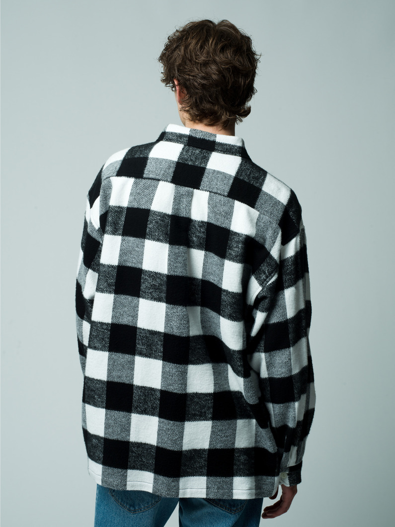 ヴァンニング プレイドシャツ 詳細画像 white 2