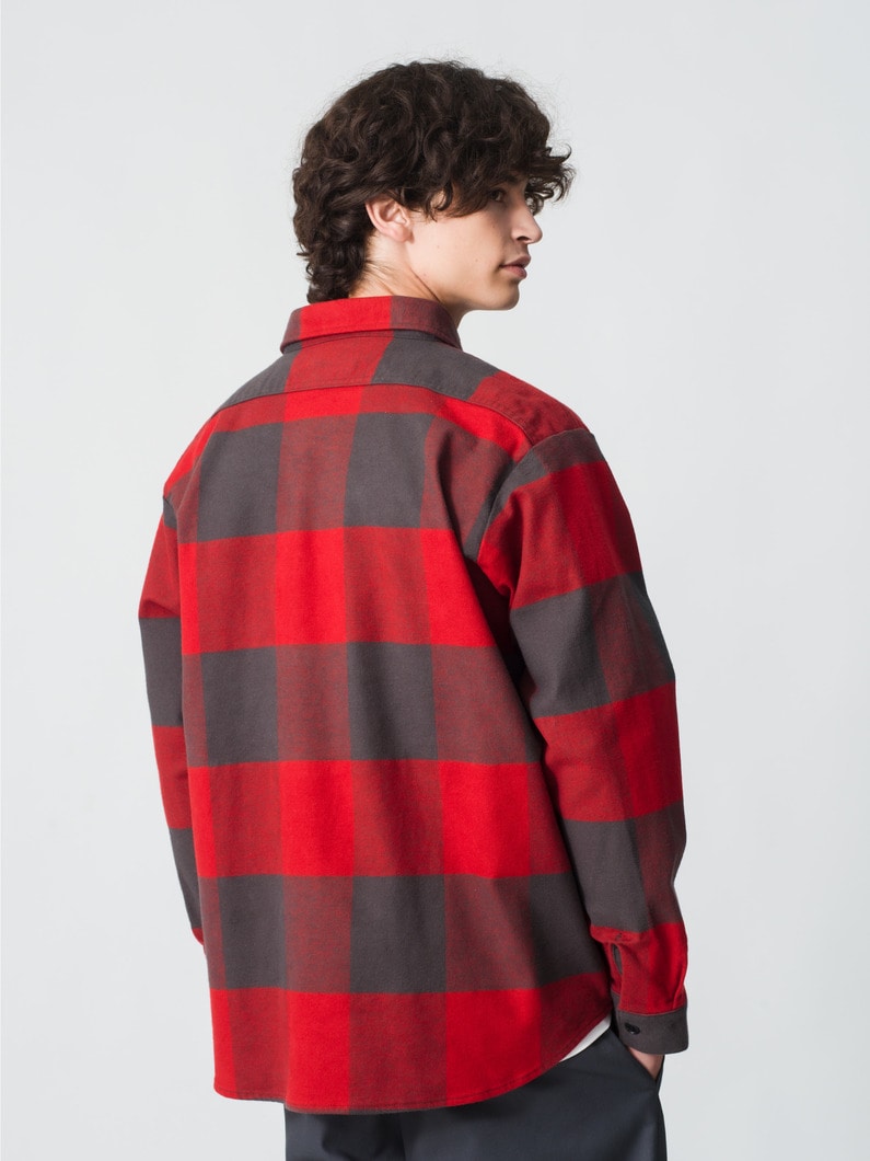 フランネル チェックシャツ 詳細画像 red 2