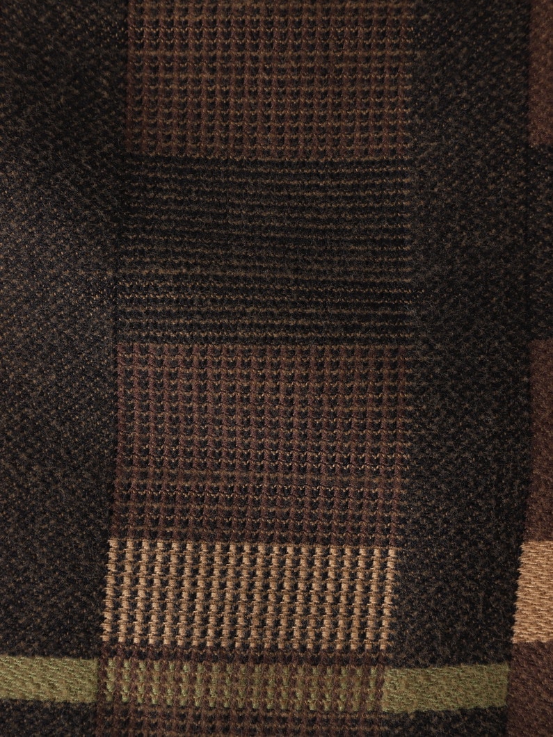 コットンジャカード シャツジャケット 詳細画像 black 4