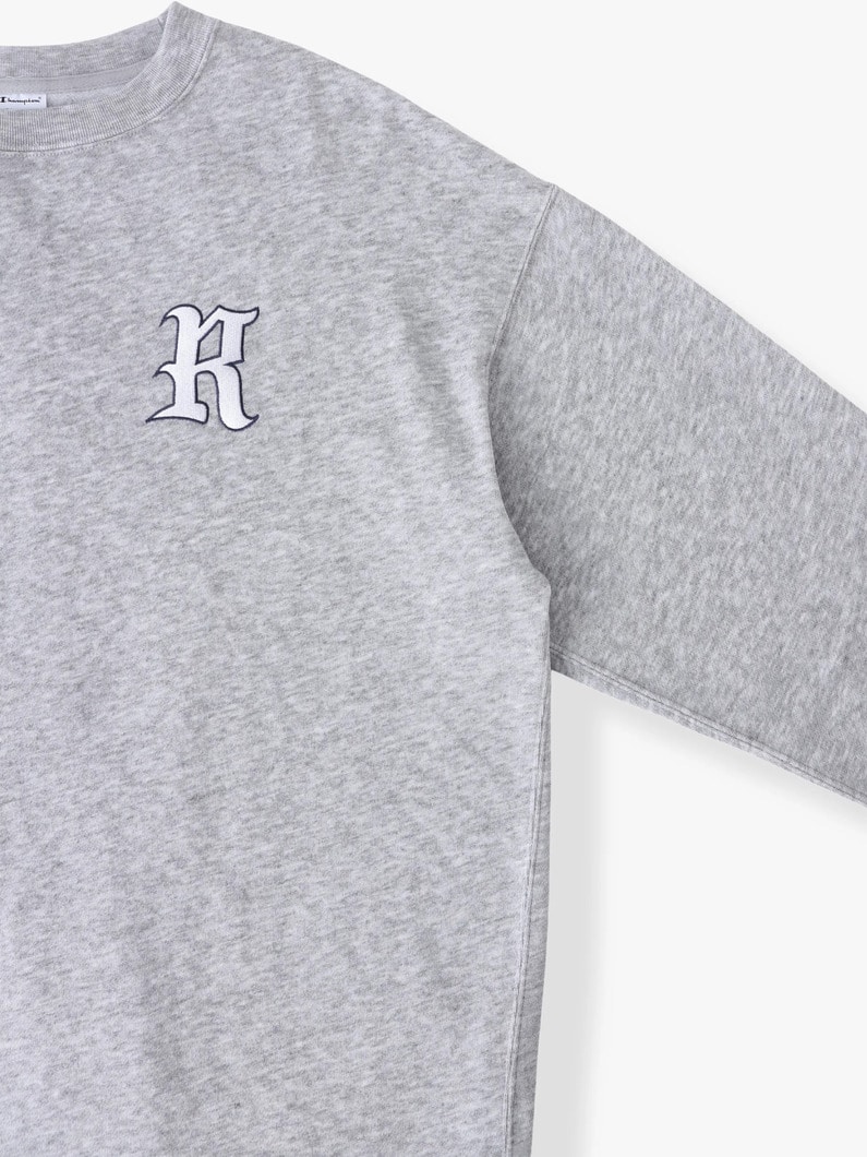 Rロゴ スウェットプルオーバー 詳細画像 gray 2