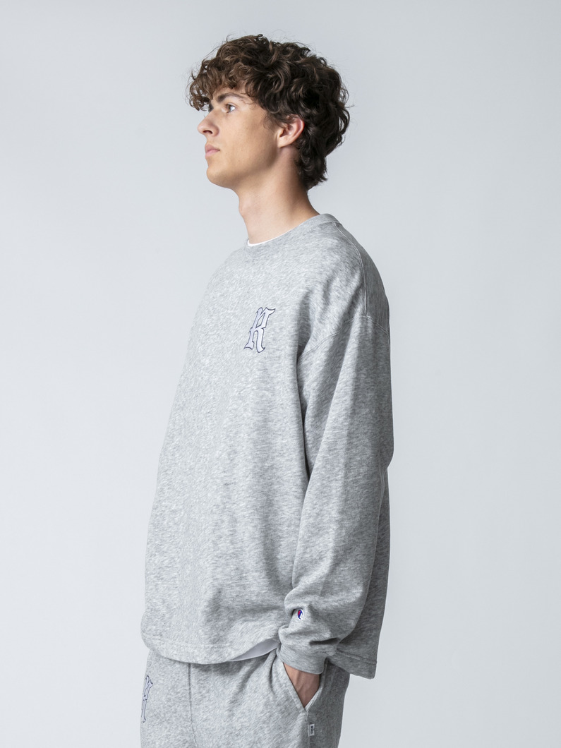 Rロゴ スウェットプルオーバー 詳細画像 gray 2