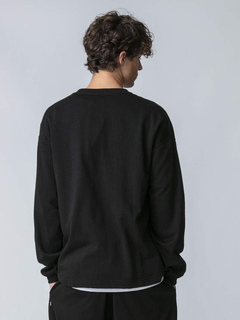 Rロゴ スウェットプルオーバー 詳細画像 black 3