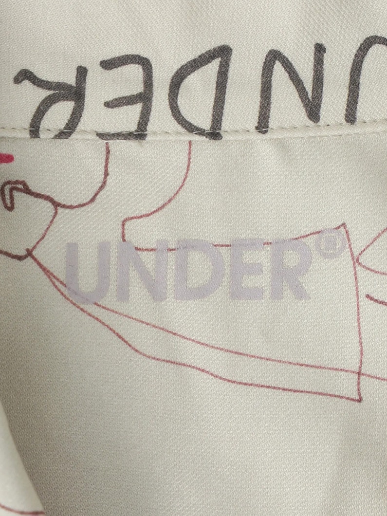 オールオーバーパターン シャツ 詳細画像 ivory 4