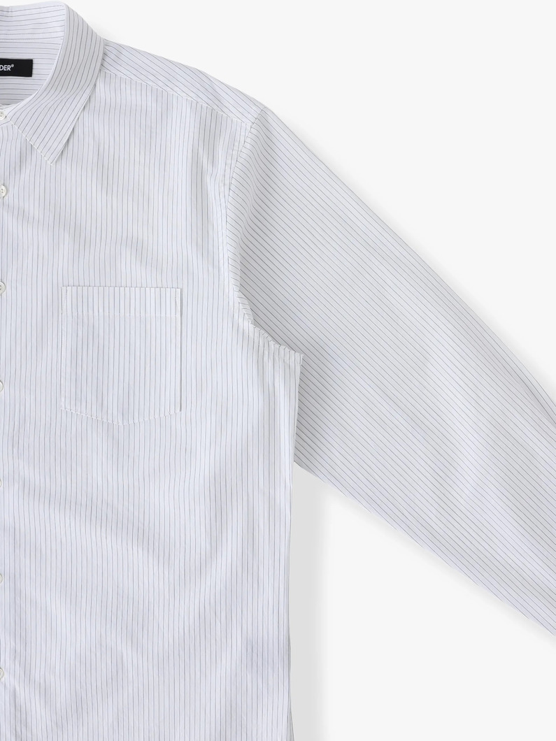 ランダムストライプ シャツ 詳細画像 blue 2