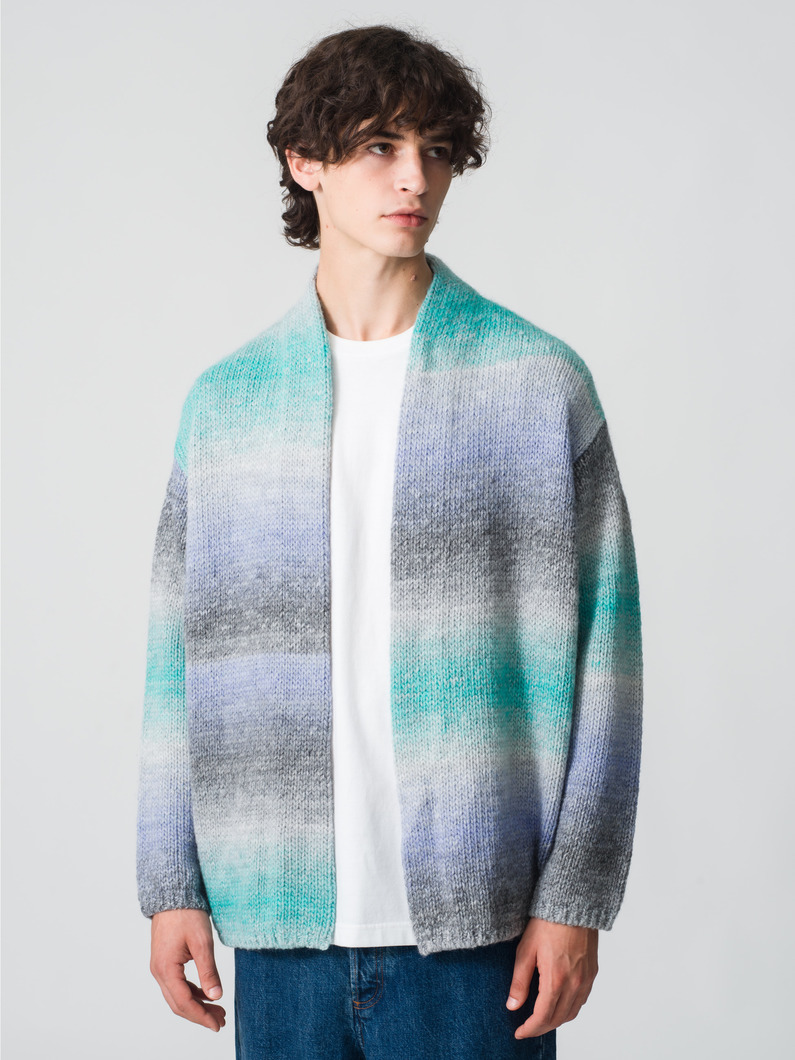 グラデーション ニットカーディガン 詳細画像 gray