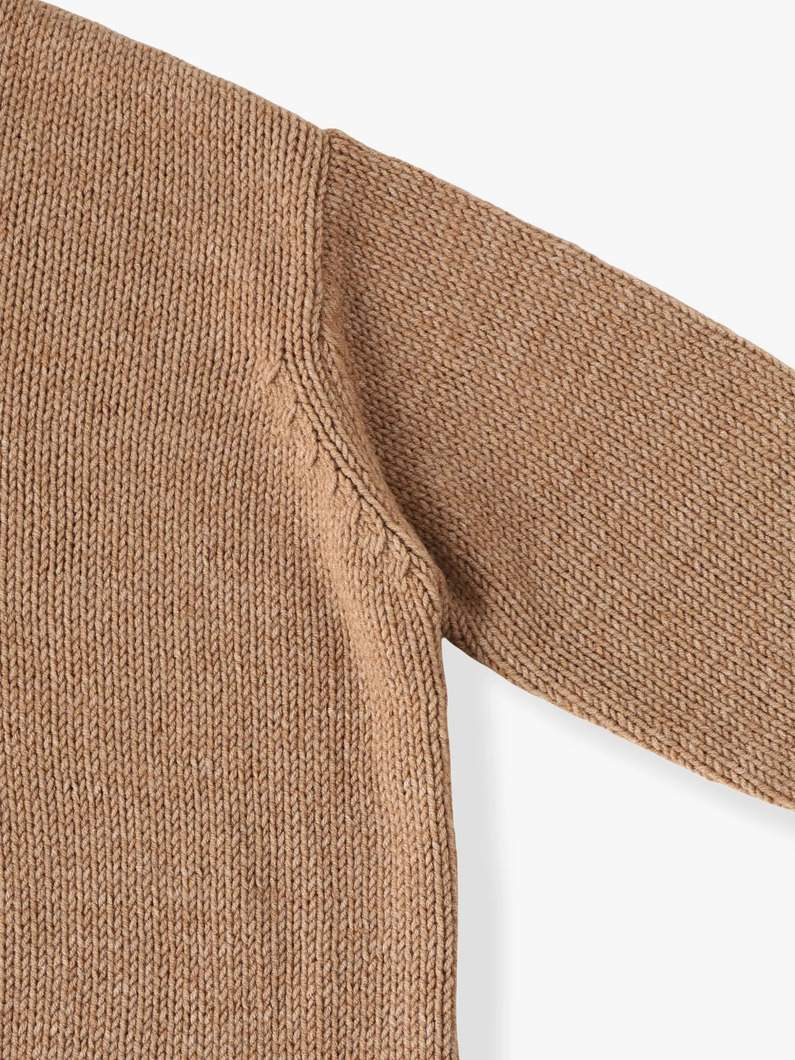 ウール ニットカーディガン 詳細画像 camel 2