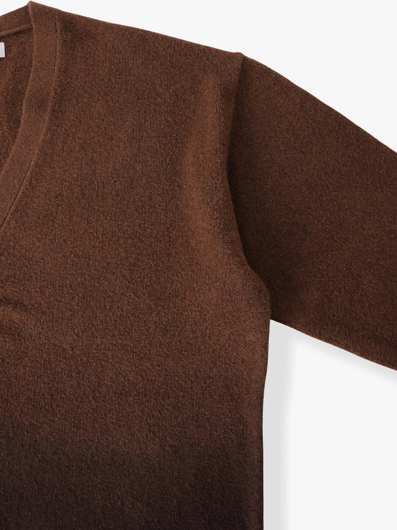 グラデーション コットンニットカーディガン 詳細画像 blue 2