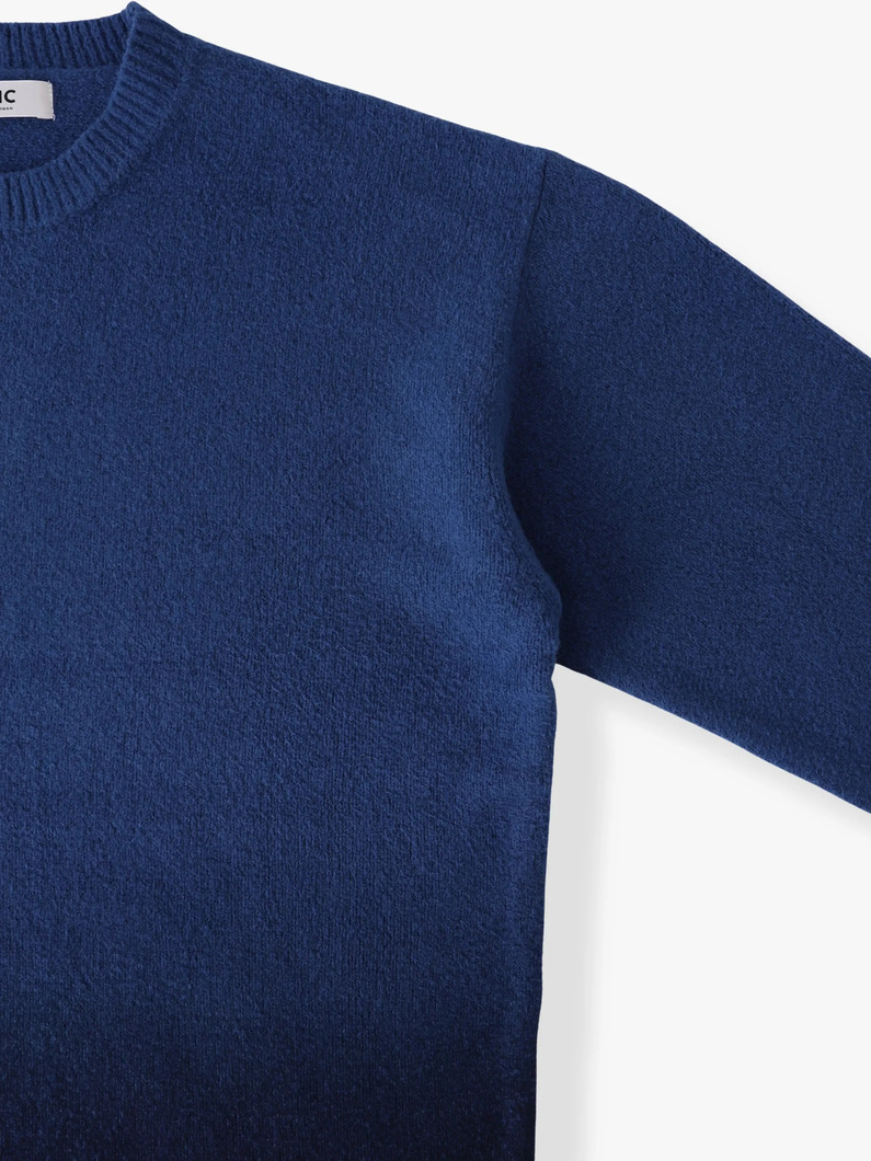 グラデーション コットンニットプルオーバー 詳細画像 brown 2