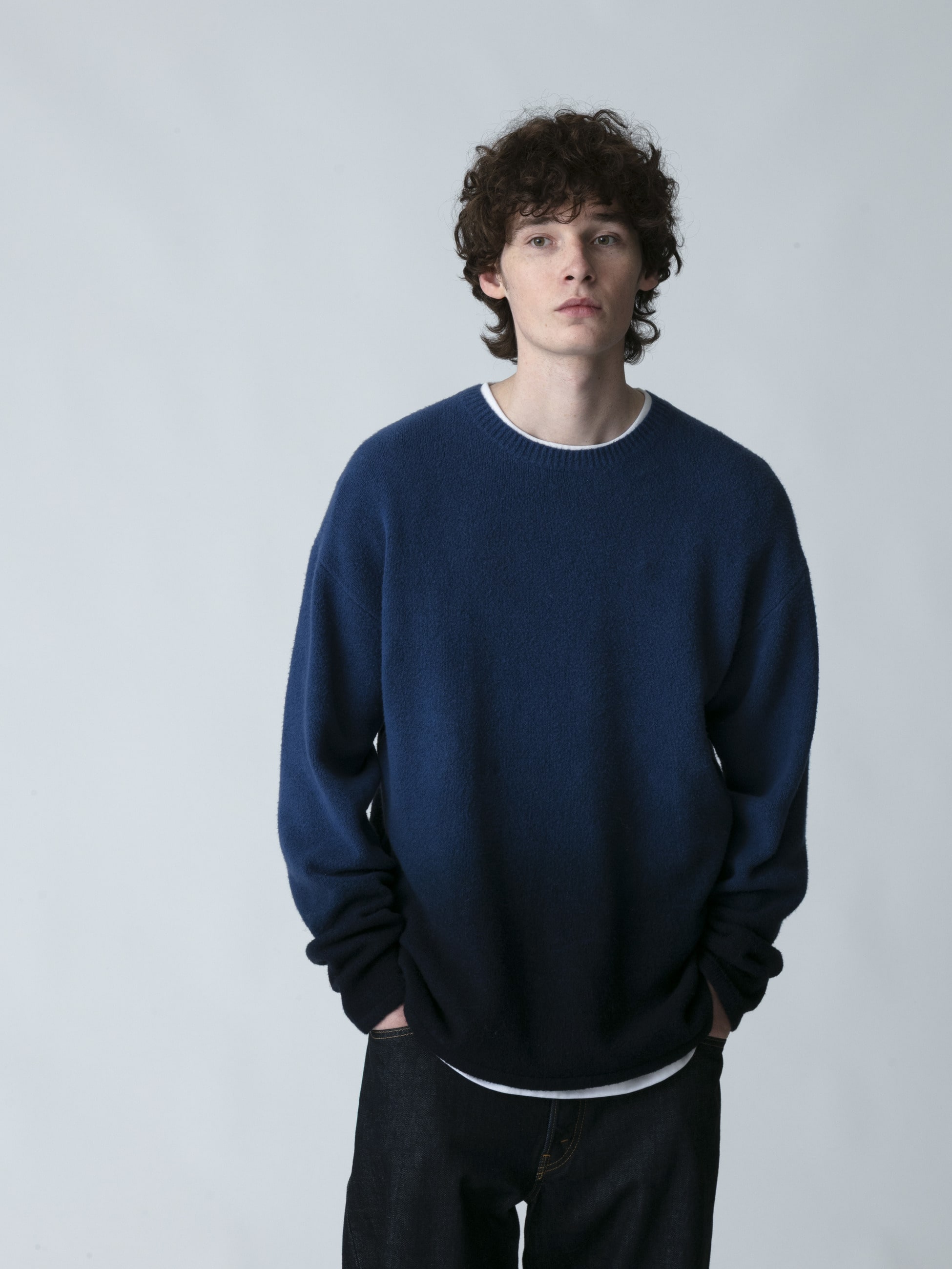 グラデーション コットンニットプルオーバー｜RHC(アールエイチ