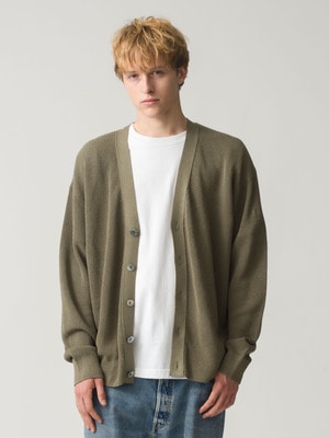 RHC RON HERMAN ロンハーマン コットンニットカーディガン 大きめ グラデーション コットンニットカーディガン｜RHC(アールエイチ