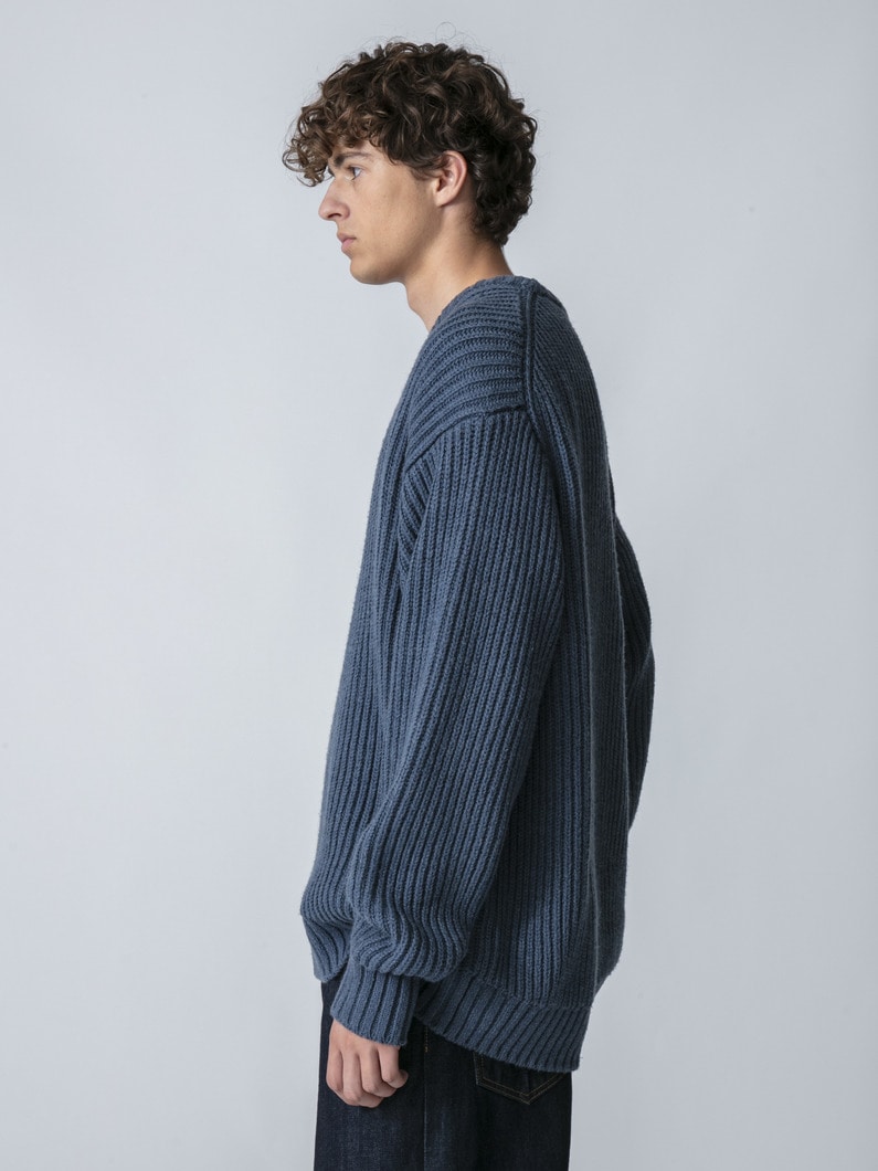 グランパ ニットプルオーバー 詳細画像 blue 2