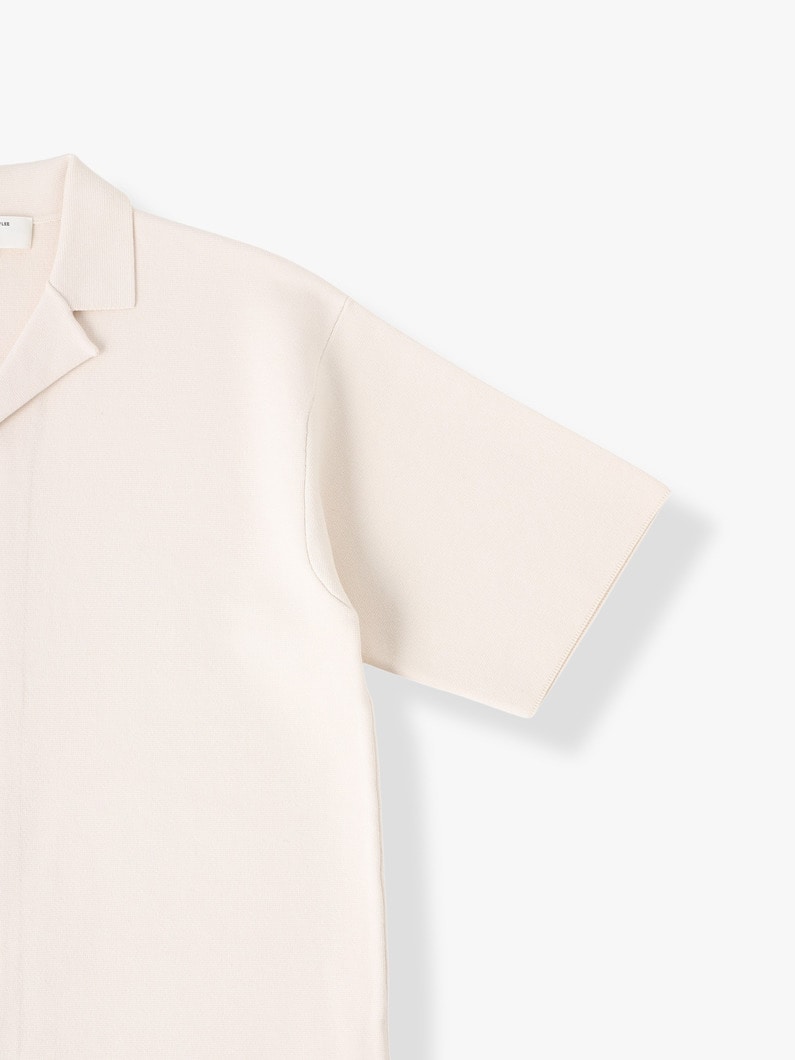イーサン ニット ショートスリーブシャツ 詳細画像 off white 2