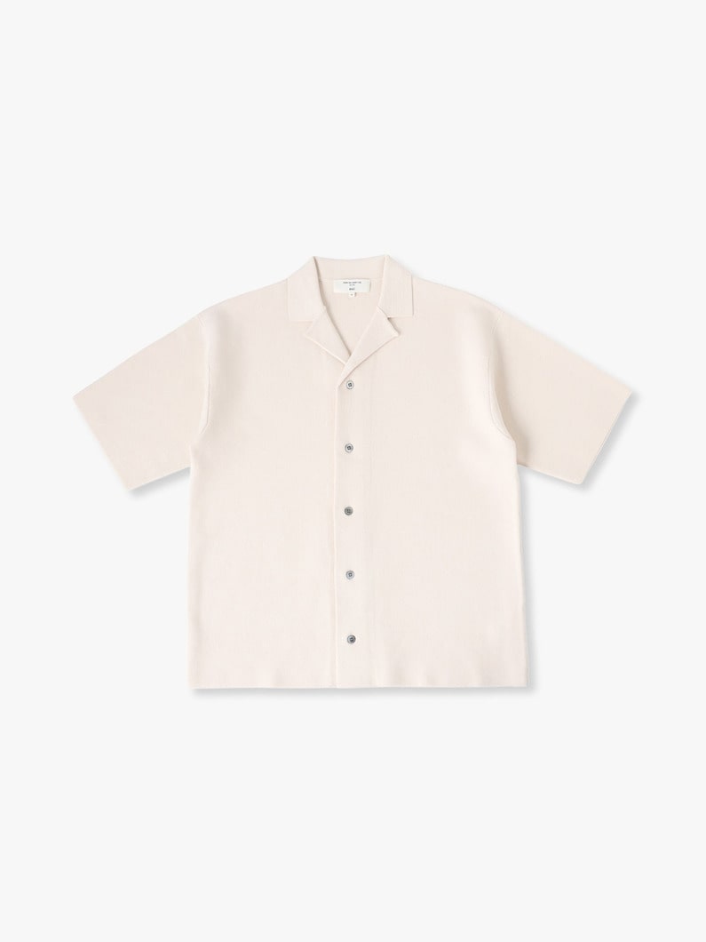 イーサン ニット ショートスリーブシャツ 詳細画像 off white 4