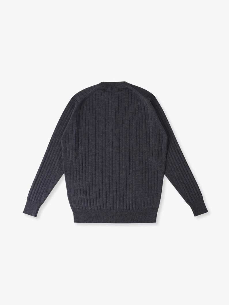 エクストラファイン メリノウールニット ヘンリーネックプルオーバー 詳細画像 ivory 1