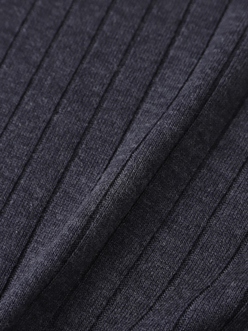 エクストラファイン メリノウールニット ヘンリーネックプルオーバー 詳細画像 ivory 4