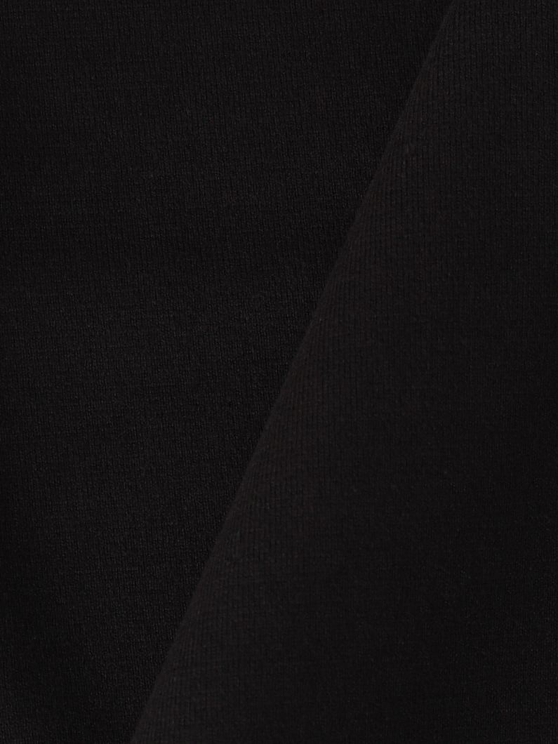 ミラノリブ ニットプルオーバー 詳細画像 black 3