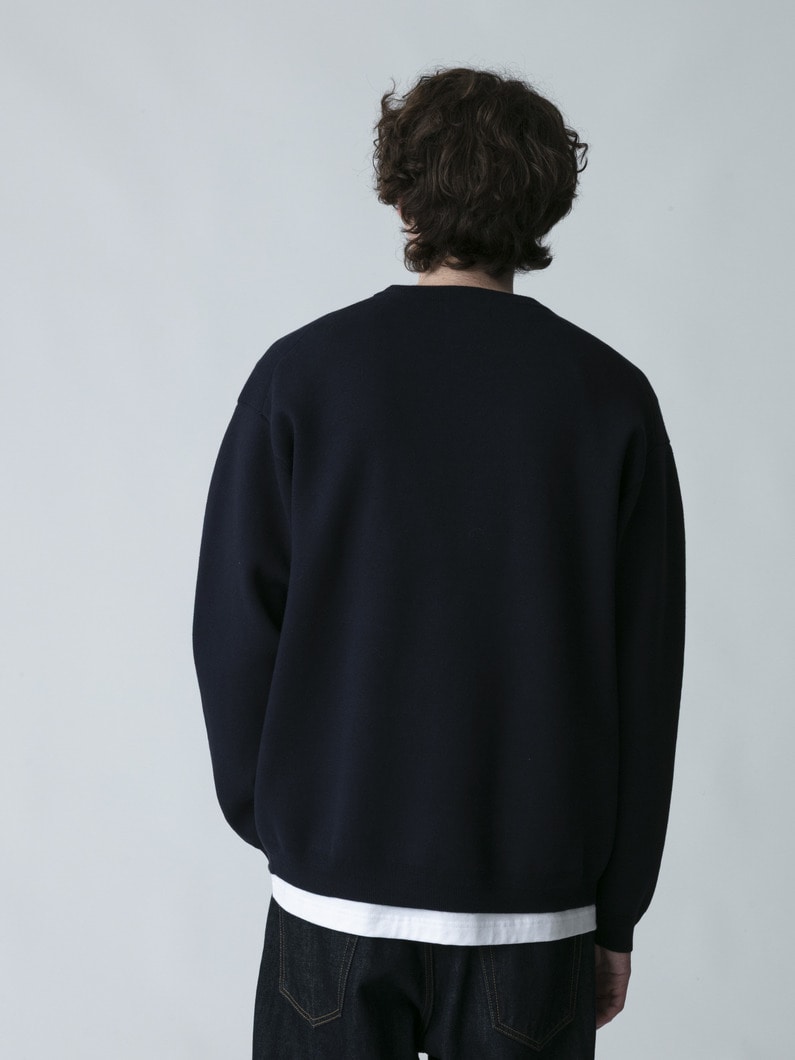 ミラノリブ ニットプルオーバー 詳細画像 navy 3