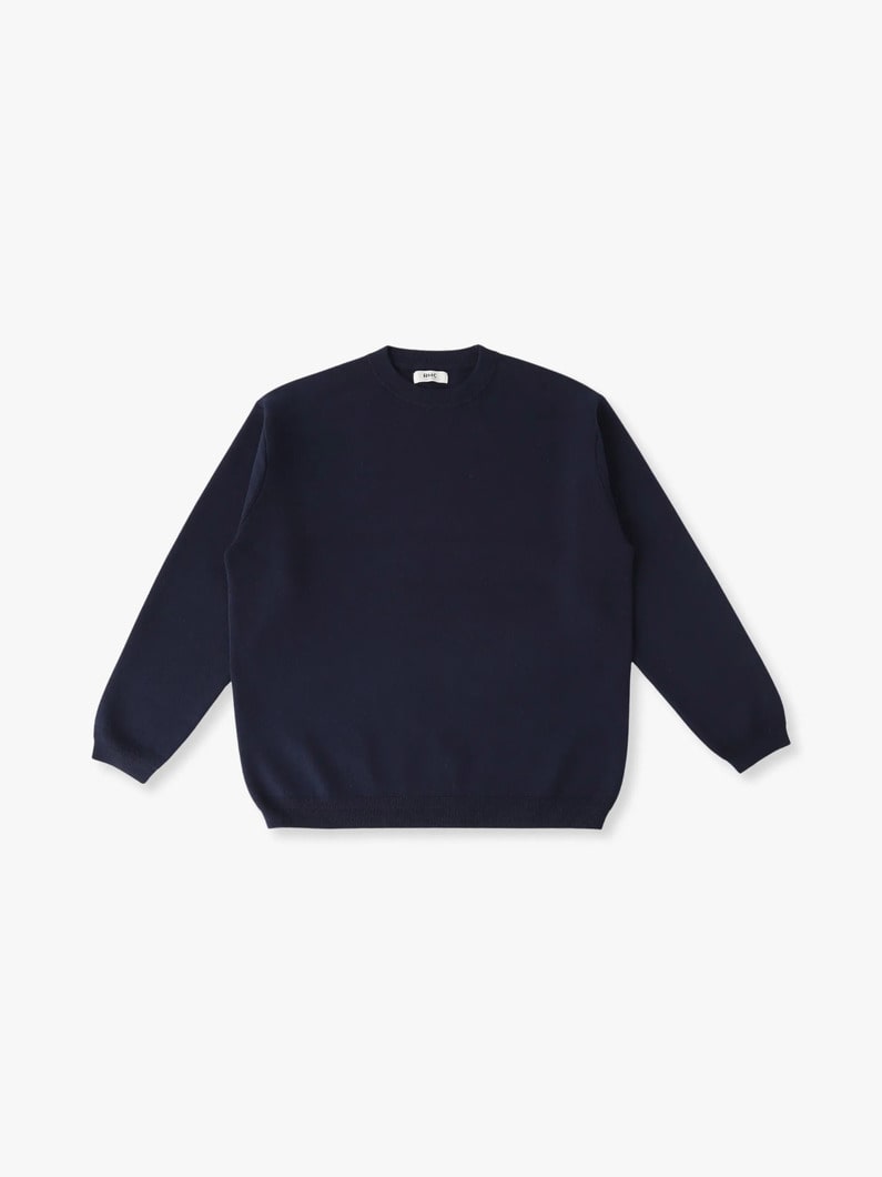 ミラノリブ ニットプルオーバー 詳細画像 navy 4