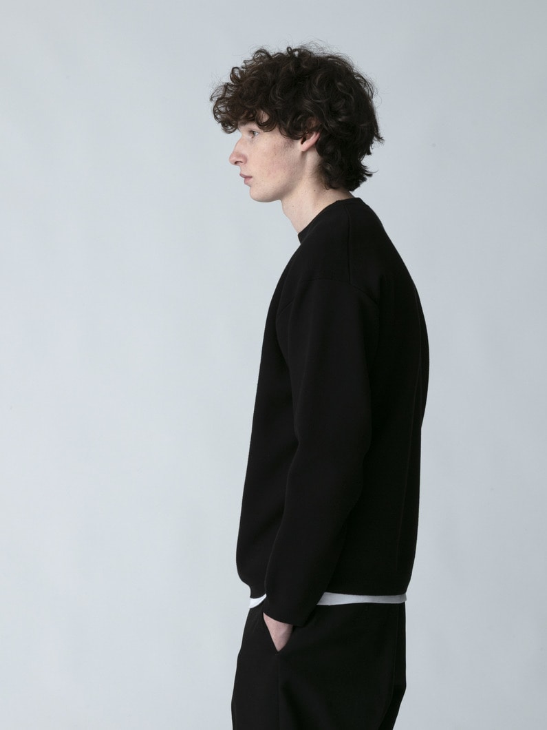 ミラノリブ ニットプルオーバー 詳細画像 black 2