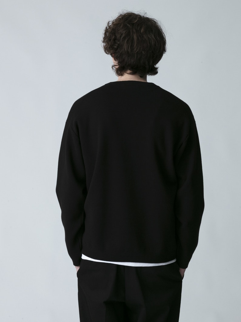 ミラノリブ ニットプルオーバー 詳細画像 black 3