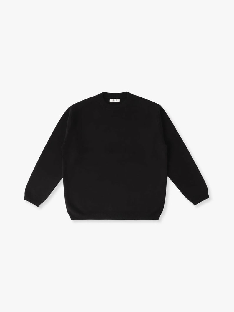 ミラノリブ ニットプルオーバー 詳細画像 black 4