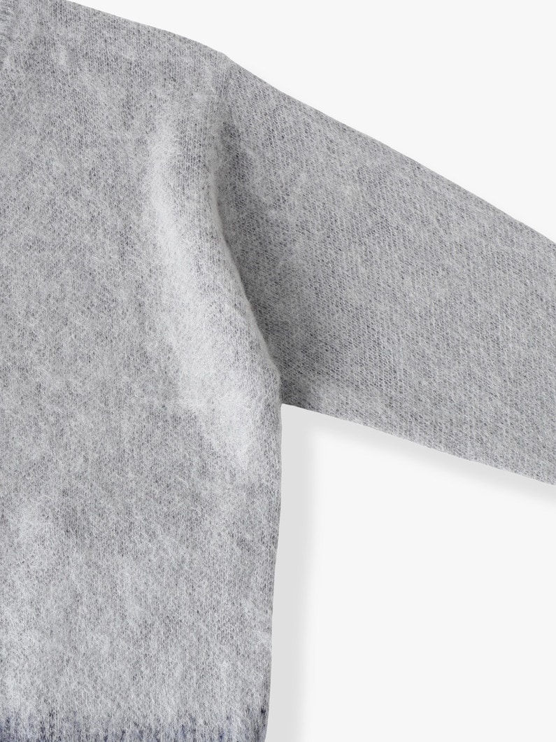 ジャカード モヘアニット カーディガン 詳細画像 beige 2