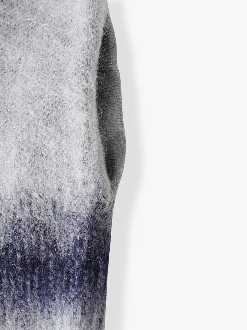 ジャカード モヘアニット カーディガン 詳細画像 beige 3