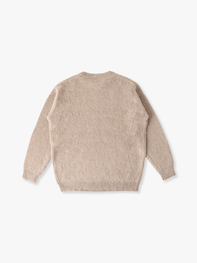 ジャカード モヘアニット プルオーバー 詳細画像 beige 1