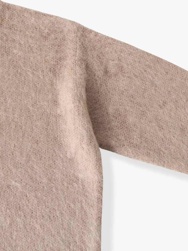 ジャカード モヘアニット プルオーバー 詳細画像 beige 2