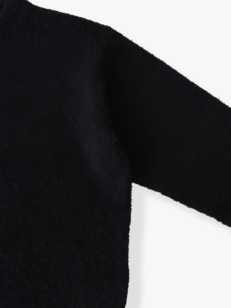 ブラッシュドコットン ニットプルオーバー 詳細画像 khaki 2