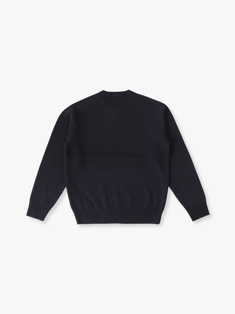 テート Vネック ニットプルオーバー 詳細画像 dark gray 1