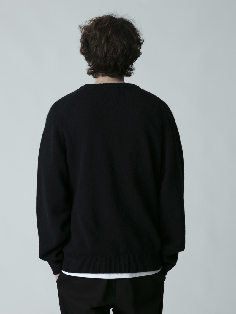 テート Vネック ニットプルオーバー 詳細画像 navy 3