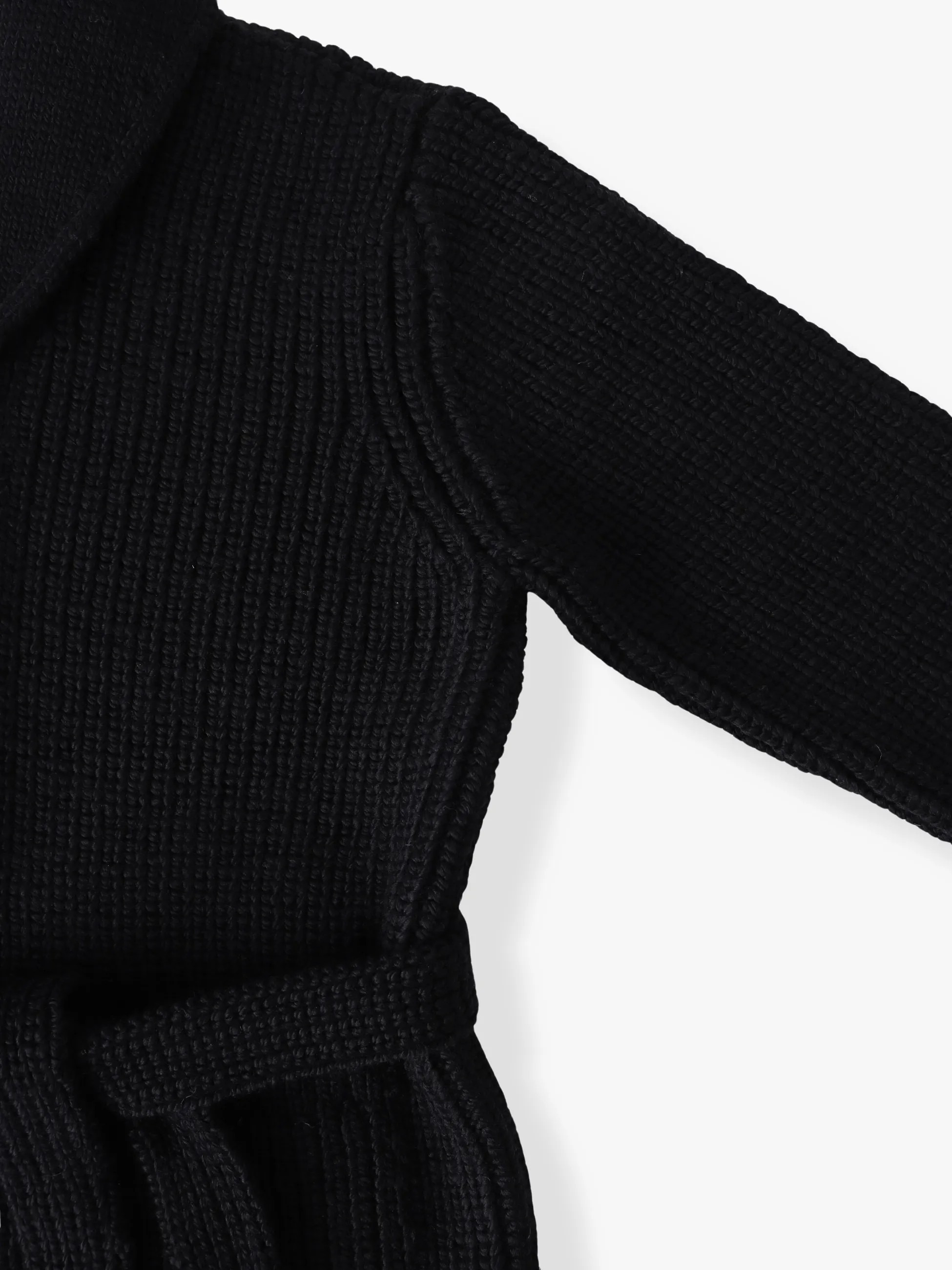 RRLカーディガン 黒 ランチ ショールニット カーディガン｜Double RL(ダブル アール