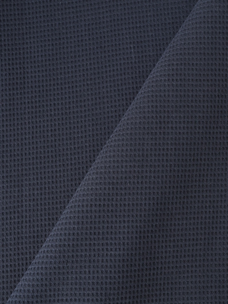 ワッフルサーマル ヘンリーネック プルオーバー 詳細画像 cream 4