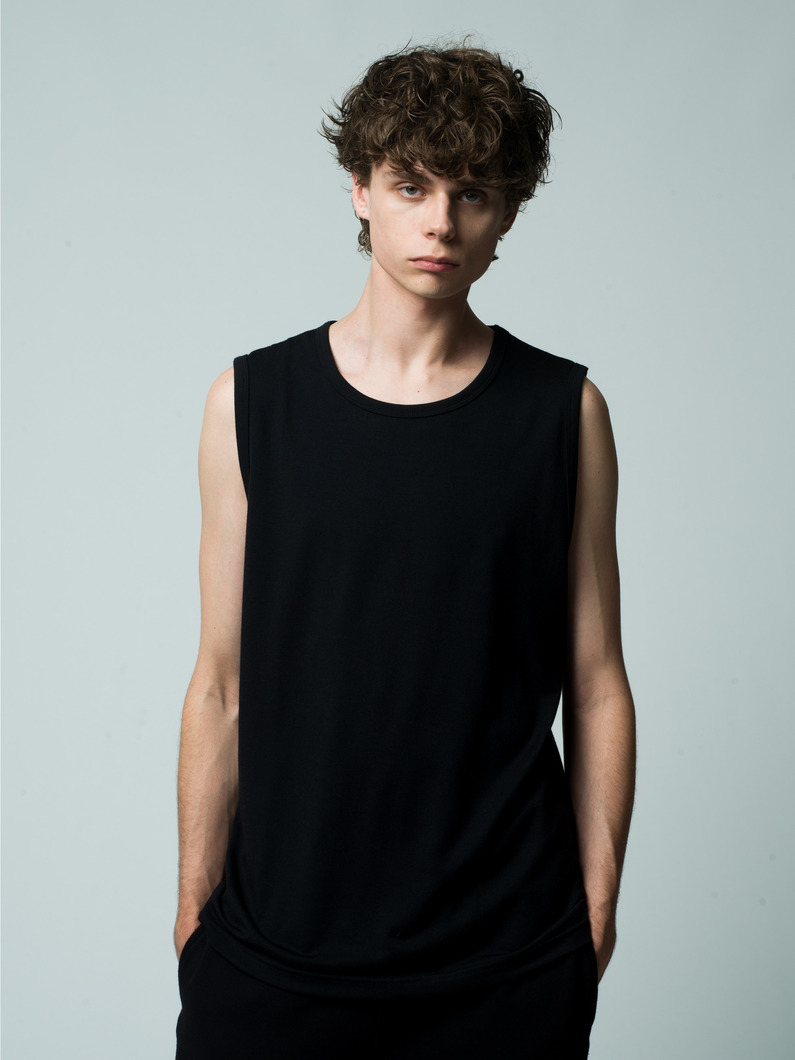 ウールポリエステル プレーティング タンクトップ｜Ron Herman