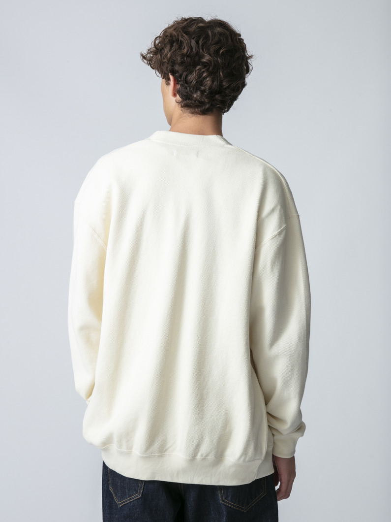 ジャイアントピケ ニットカーディガン 詳細画像 ivory 3