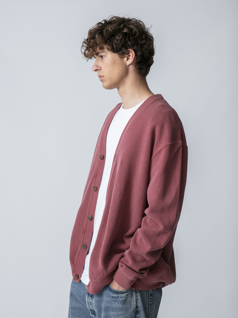 ジャイアントピケ ニットカーディガン｜RHC(アールエイチシー