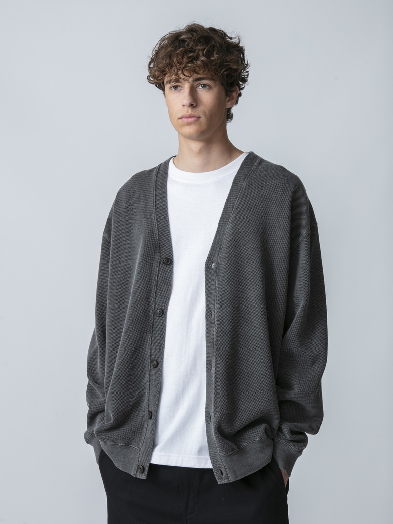 ジャイアントピケ ニットカーディガン｜RHC(アールエイチシー