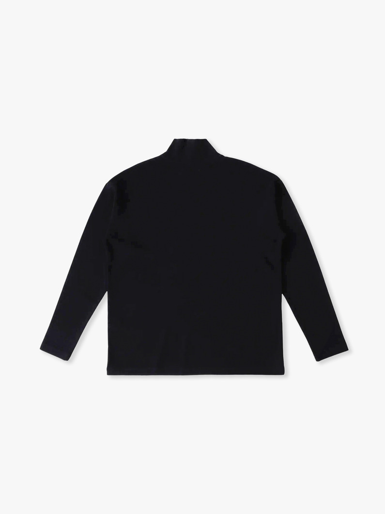ハイツイスト ストレッチ ハイネックプルオーバー 詳細画像 black 1