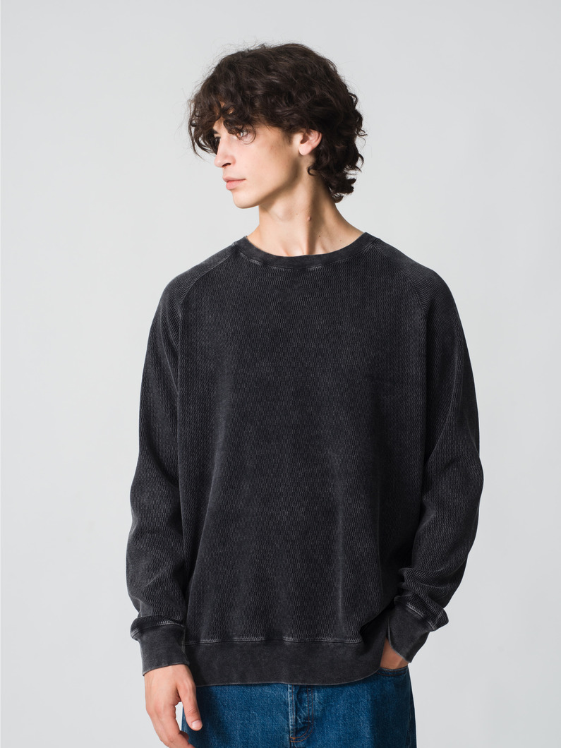 ウェットオゾン サーマル スウェットプルオーバー 詳細画像 black