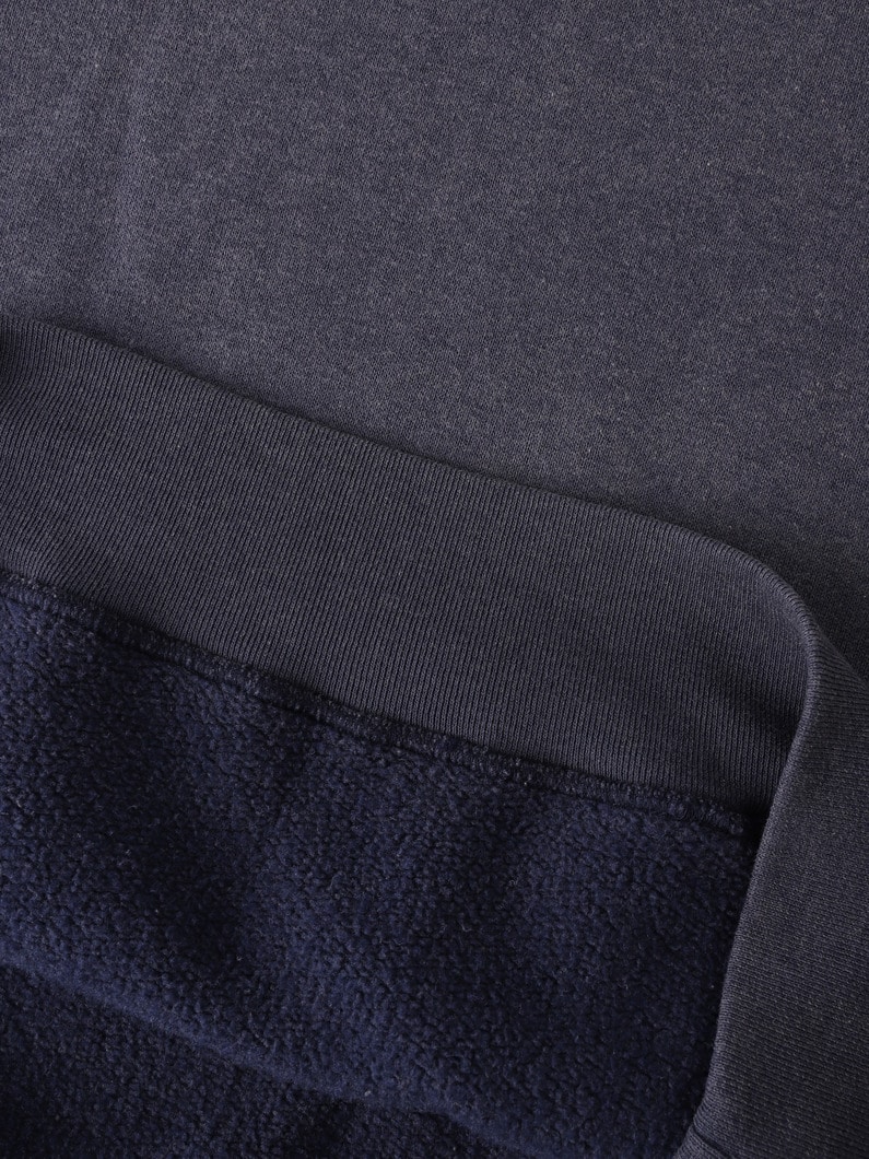 ウォッシュドアウト TCF フリースフーディー 詳細画像 navy 3