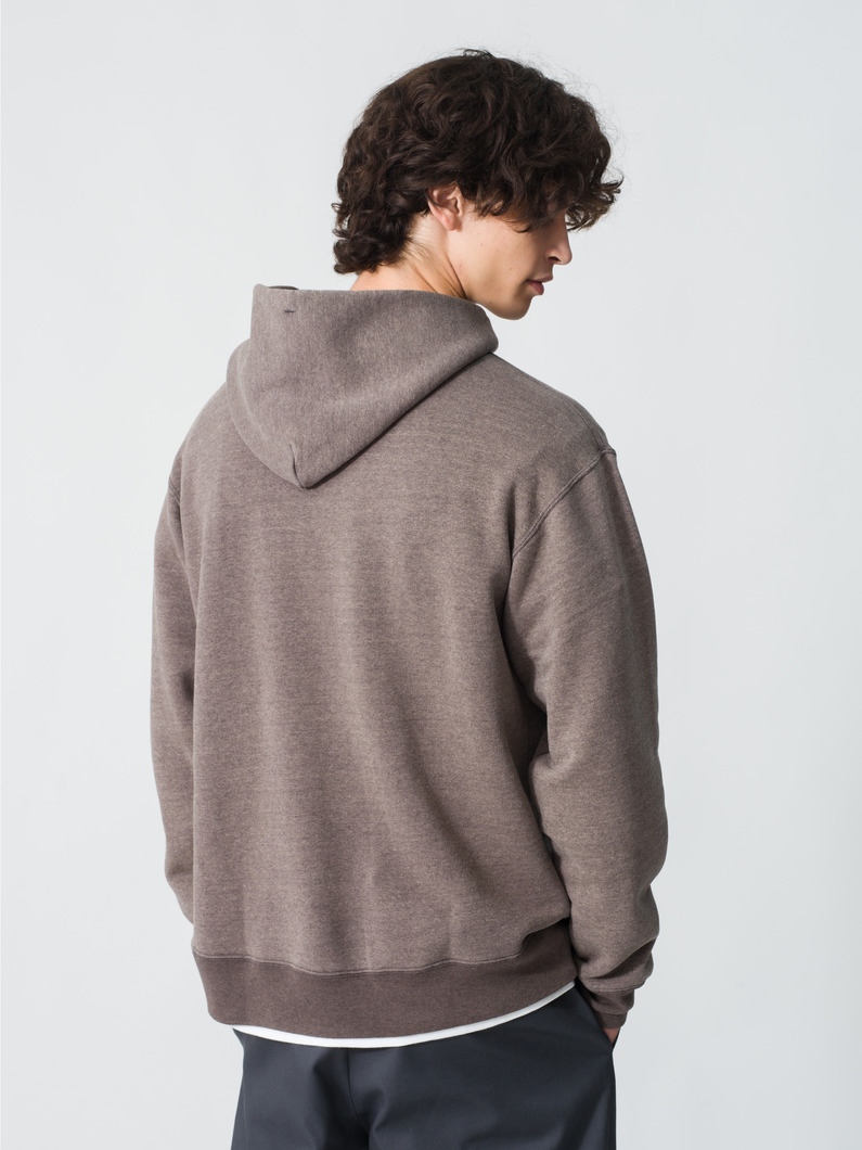 ウォッシュドアウト TCF フリースフーディー 詳細画像 charcoal gray 2