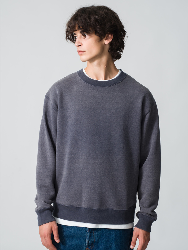 ウォッシュドアウト TCF フリースプルオーバー 詳細画像 navy