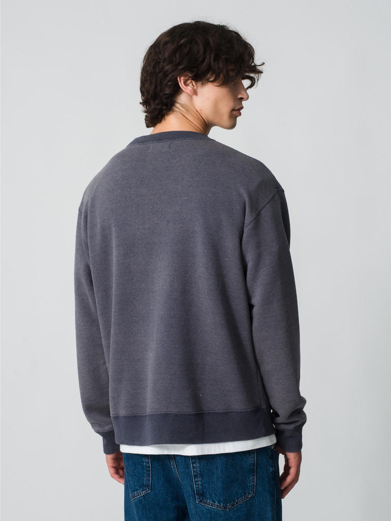 ウォッシュドアウト TCF フリースプルオーバー 詳細画像 navy 2