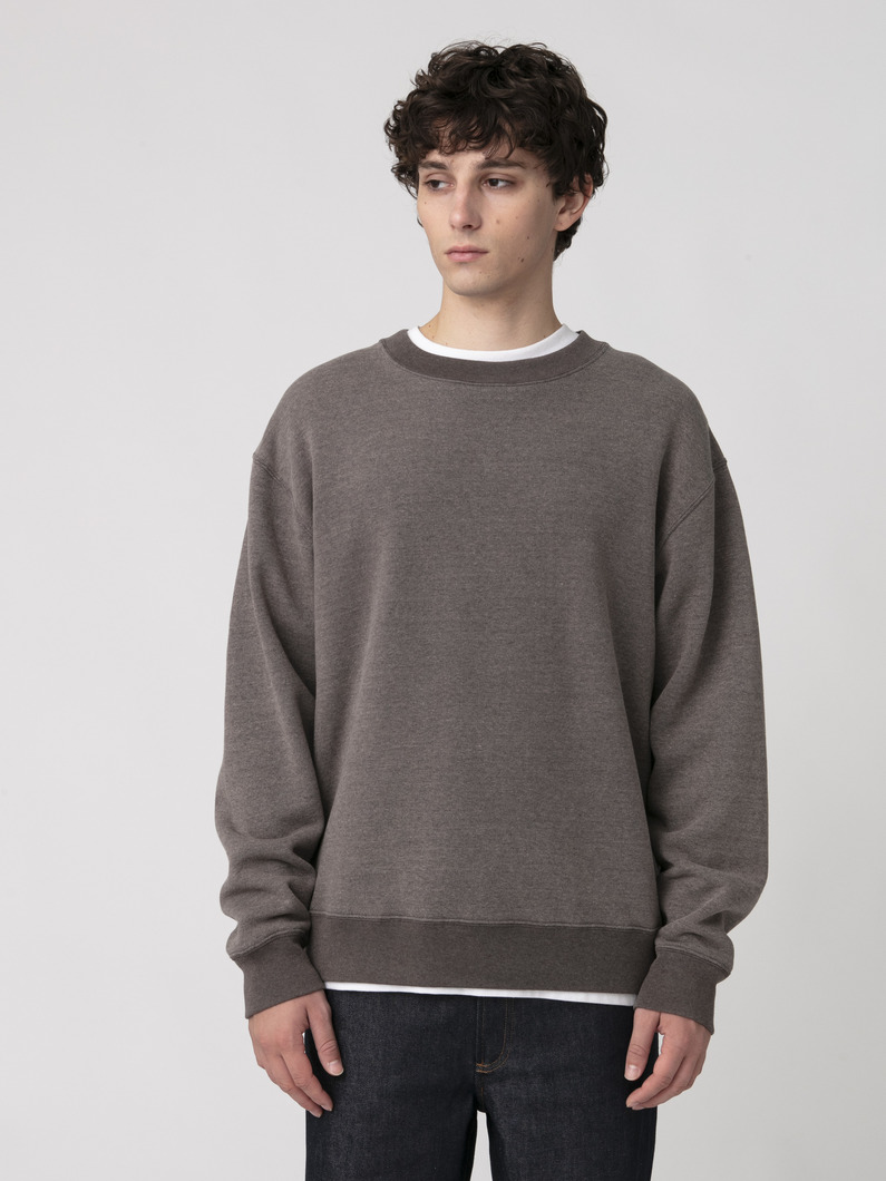 ウォッシュドアウト TCF フリースプルオーバー 詳細画像 charcoal gray