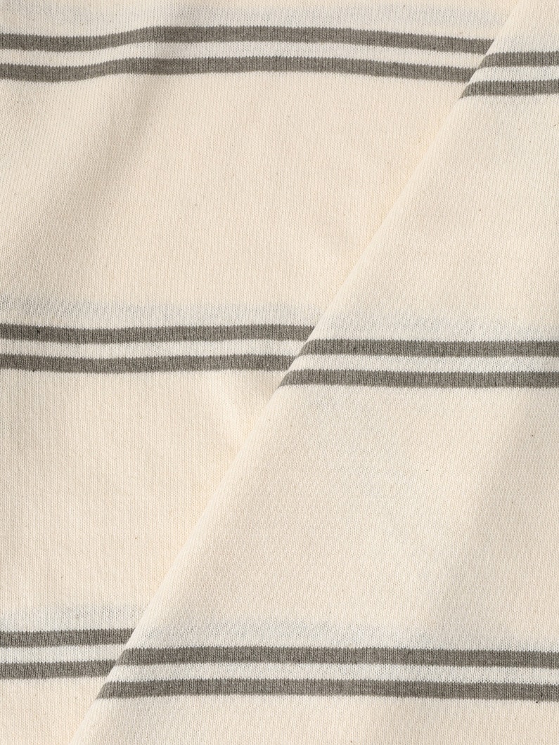 サリーフォックス ストライプ ロングスリーブティー 詳細画像 off white 3