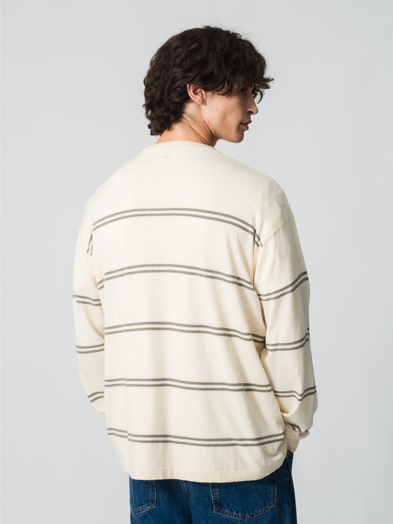 タグ付き新品未使用【Ron Herman】ブラウス　ストライプ サリーフォックス ストライプ ロングスリーブティー｜Ron Herman